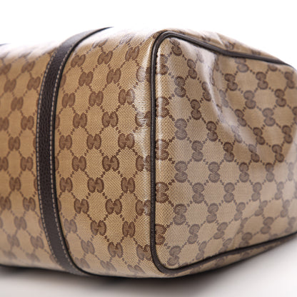 Gucci Crystal Monogram Medium Joy Boston Dark Brown 9 of 9