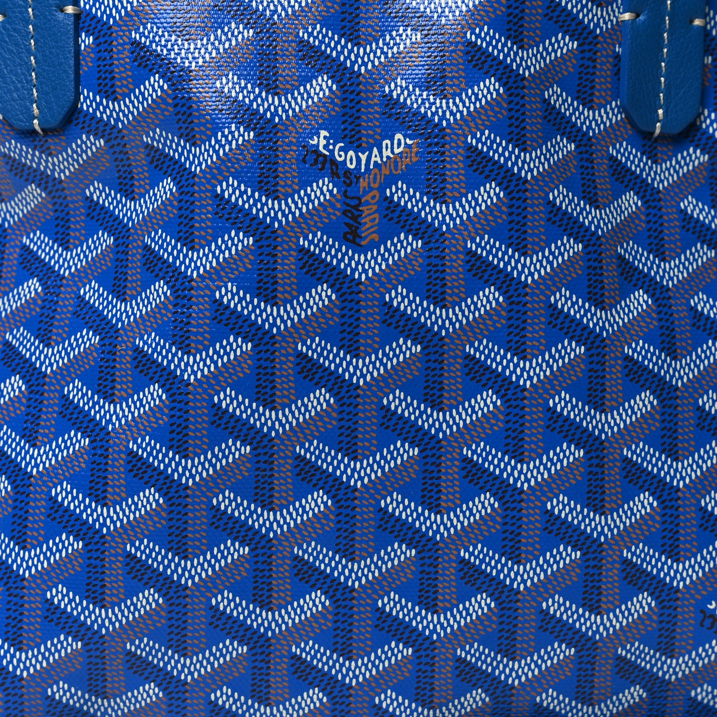 Goyardine Reversible Mini Anjou Sky Blue