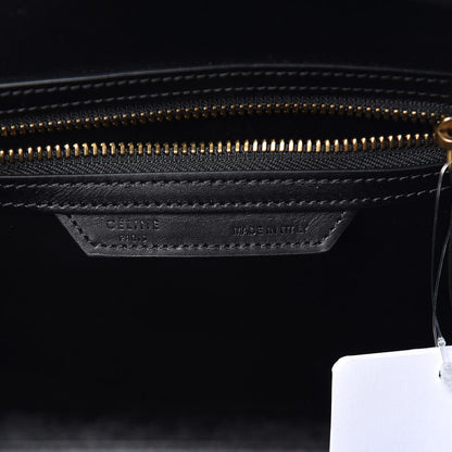 Celine Bullhide Calfskin Micro Bi-Color Luggage Black White 6 of 9
