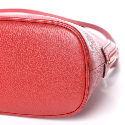 Gucci Dollar Calfskin Small GG Charm Dome Bag Red 6 of 18