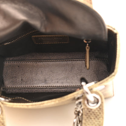 Christian Dior Metallic Lizard Mini Lady Dior Gold 5 of 11