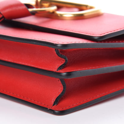 Valentino Garavani Smooth Calfskin Mini Vring Crossbody Bag Rouge Pur 8 of 8