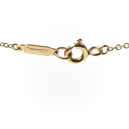Tiffany 18K Yellow Gold Diamond Flower Pendant Necklace 5 of 5