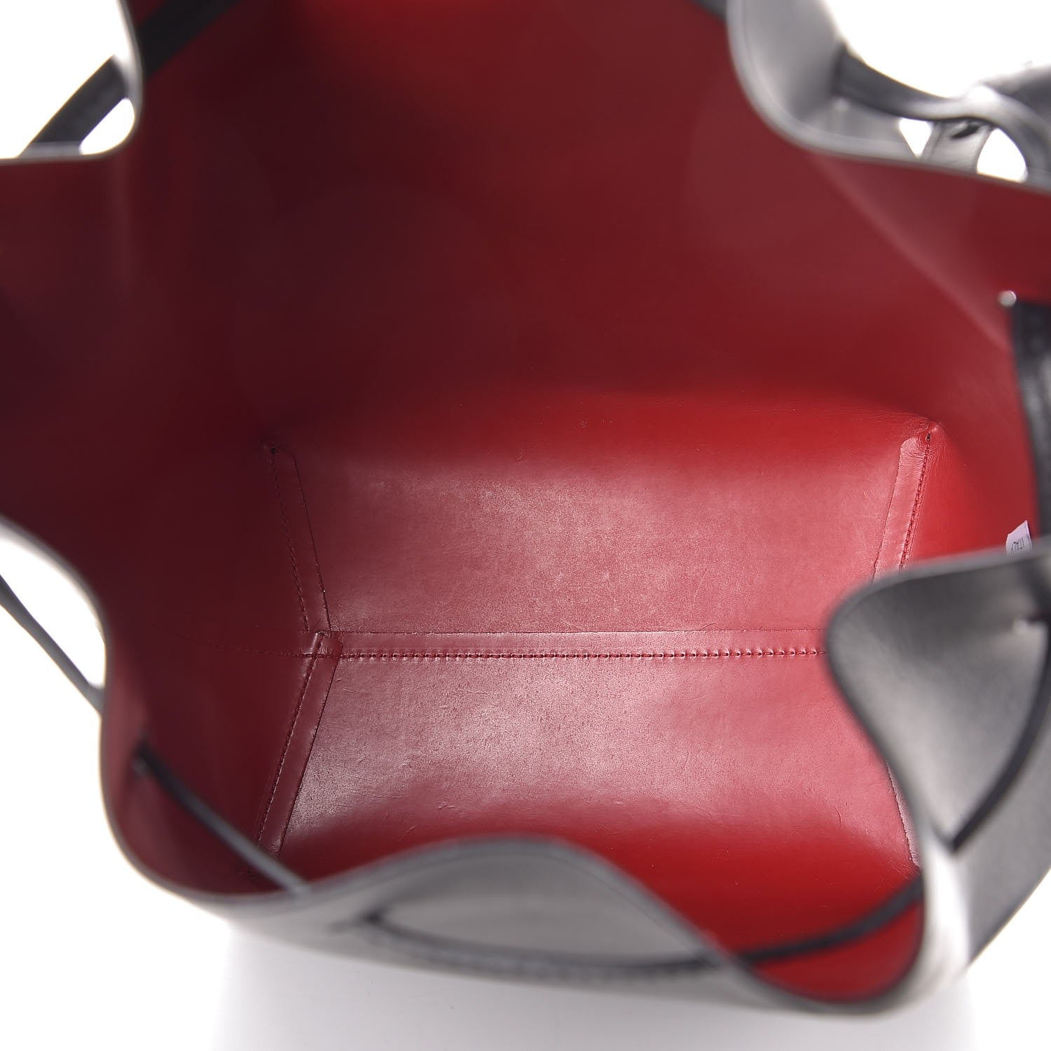 Mansur Gavriel Vegetable Tanned Calfskin Bucket Bag Black Flamma 4 of 22