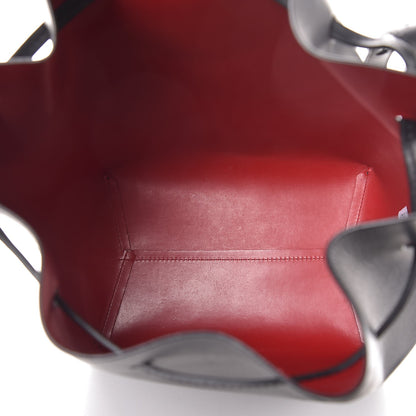 Mansur Gavriel Vegetable Tanned Calfskin Bucket Bag Black Flamma 4 of 22
