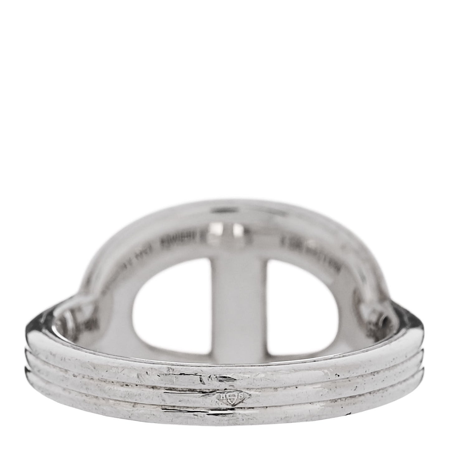 Sterling Silver Horizontal PM Chaine d'Ancre 24 Ring 48 4.5