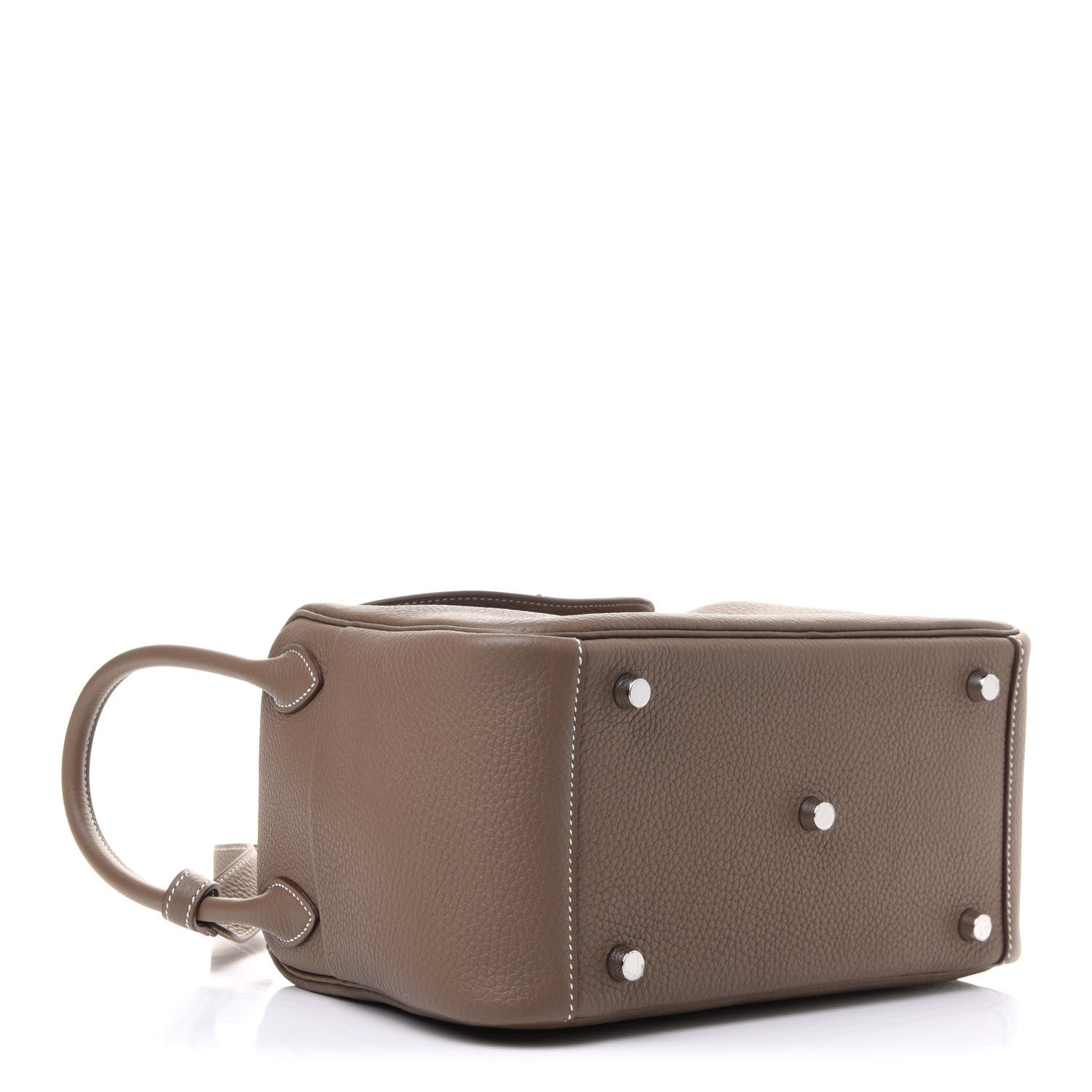 Hermes Taurillon Clemence Lindy 26 Etoupe 4 of 11