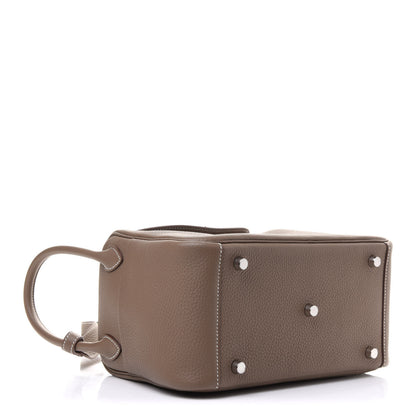 Hermes Taurillon Clemence Lindy 26 Etoupe 4 of 11