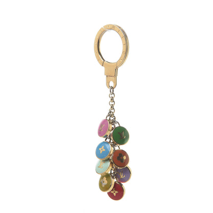 Louis Vuitton Metal Enamel Pastilles Key Chain Bag Charm Multicolor 1 of 4