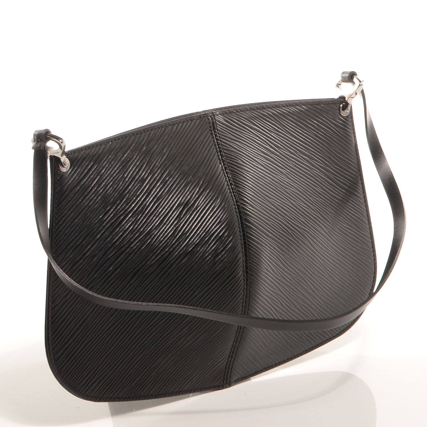 Louis Vuitton Epi Demi Lune Pochette Black 3 of 8