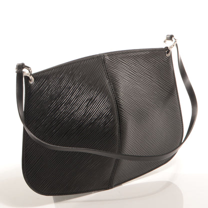 Louis Vuitton Epi Demi Lune Pochette Black 3 of 8
