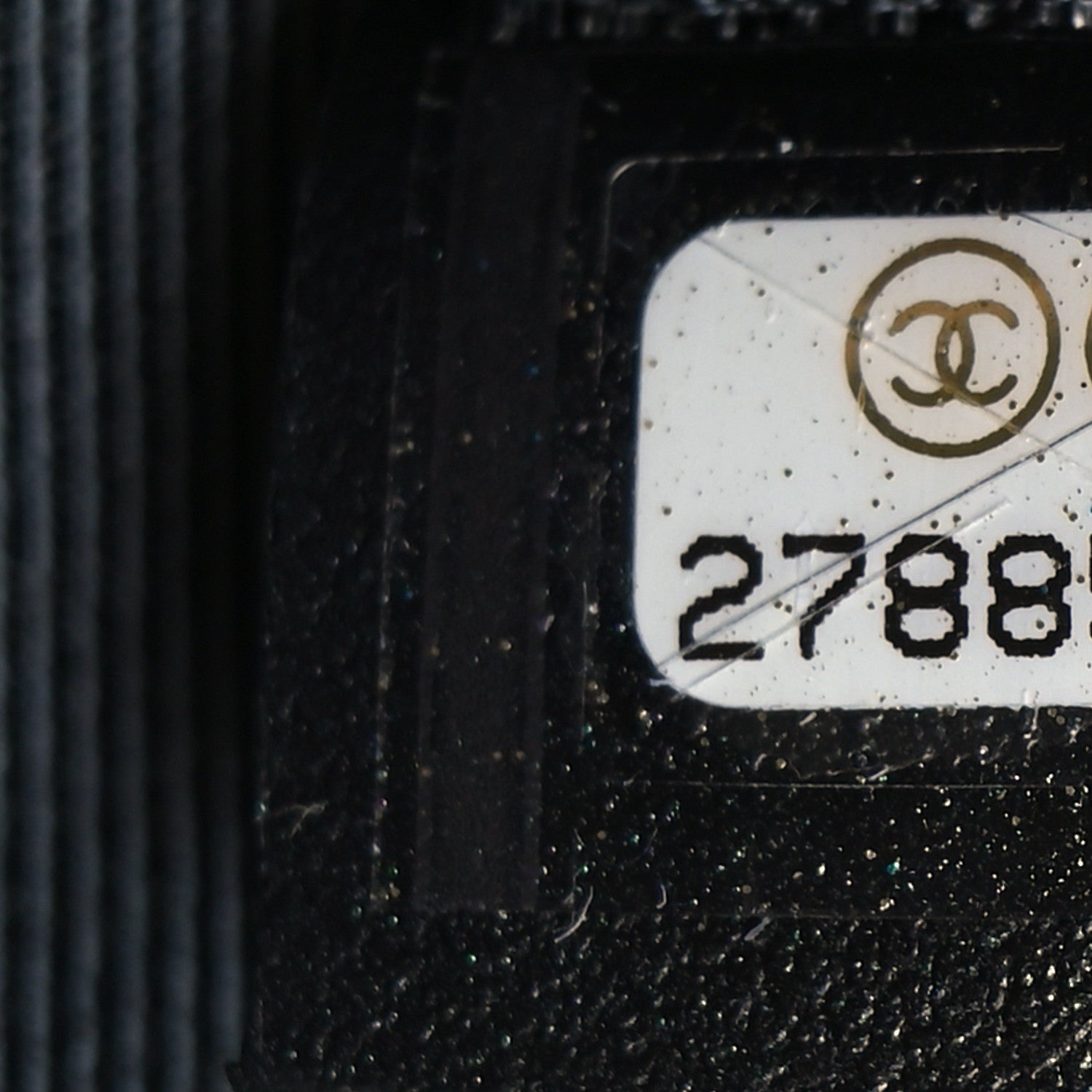 Chanel Iridescent Caviar Medium Night by the C Pouch Clutch Black 7 of 11