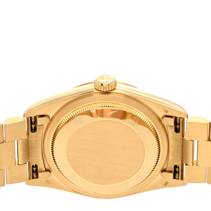 Rolex 18K Yellow Gold Diamond 36mm Oyster Perpetual Day-Date President Watch Champagne 18238 4 of 5