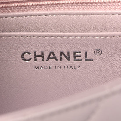 Chanel Lambskin Quilted Mini Rectangular Flap Light Purple 8 of 11