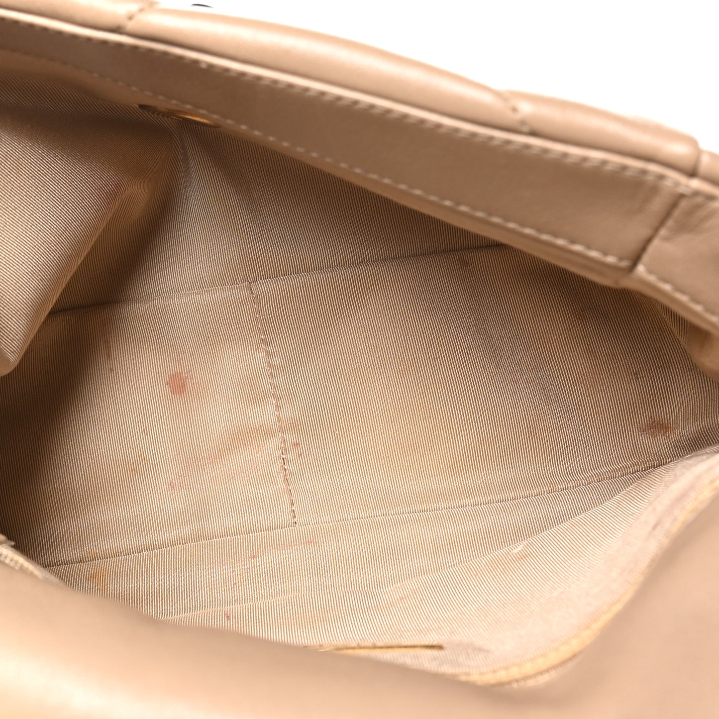 Lambskin Quilted Medium Chanel 19 Flap Dark Beige