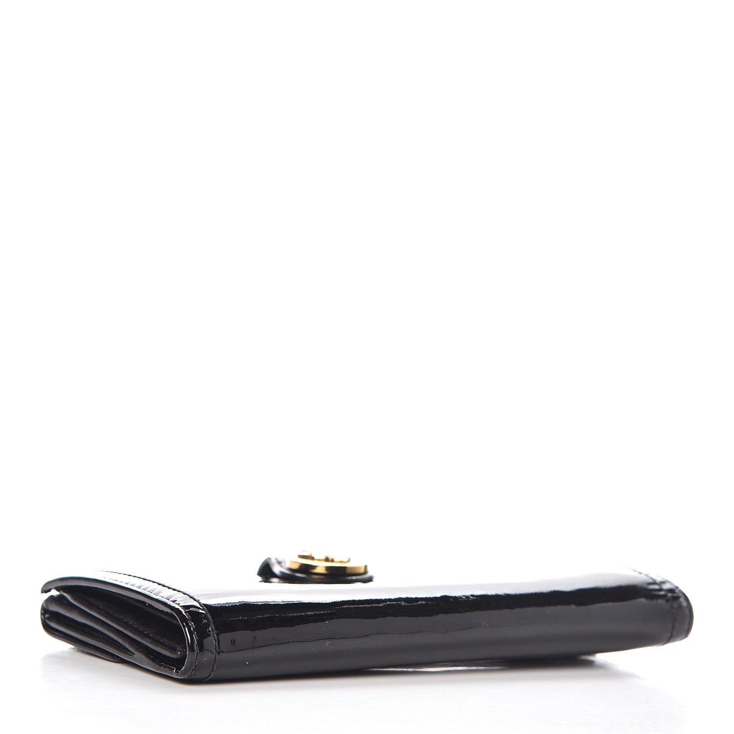 Gucci Patent Hysteria Continental Wallet Black 4 of 11