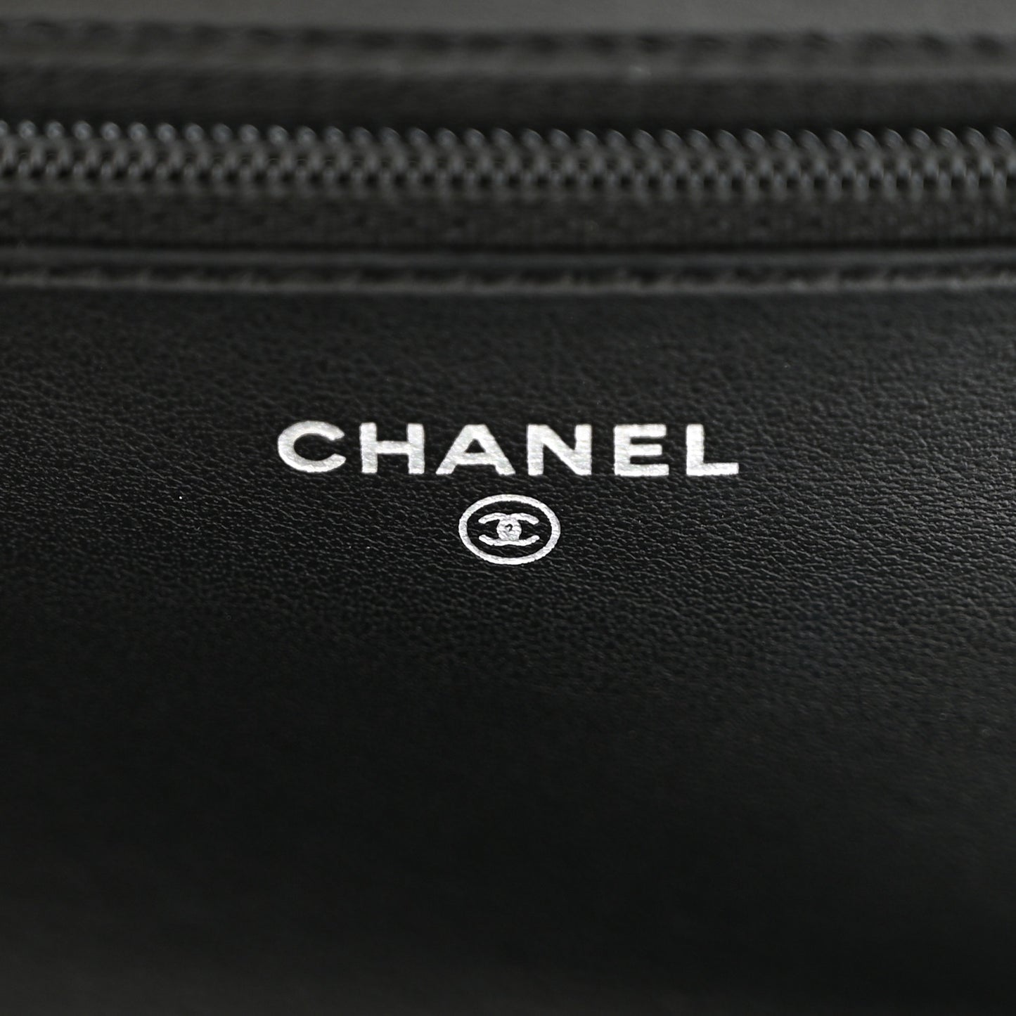 Caviar Quilted Boy Wallet On Chain WOC Black