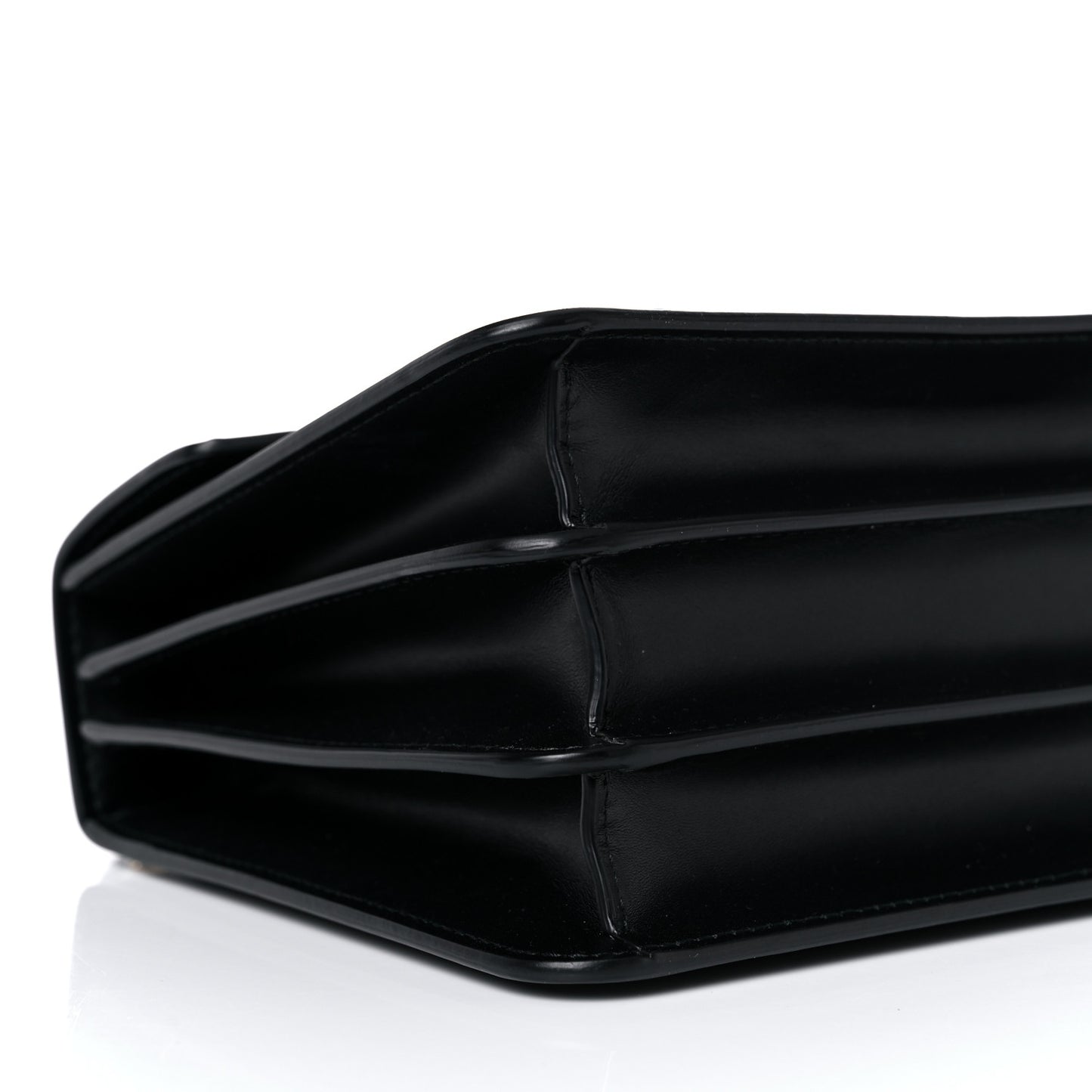 Calfskin Serpenti Forever Top Handle Black