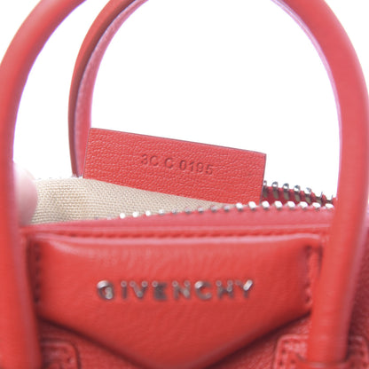 Givenchy Sugar Goatskin Mini Antigona Medium Red 7 of 10