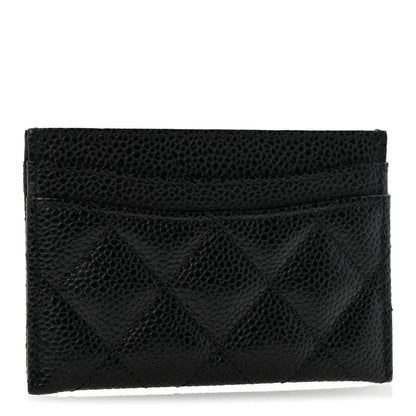 Chanel Caviar Quilted Card Holder Black 3 of 10