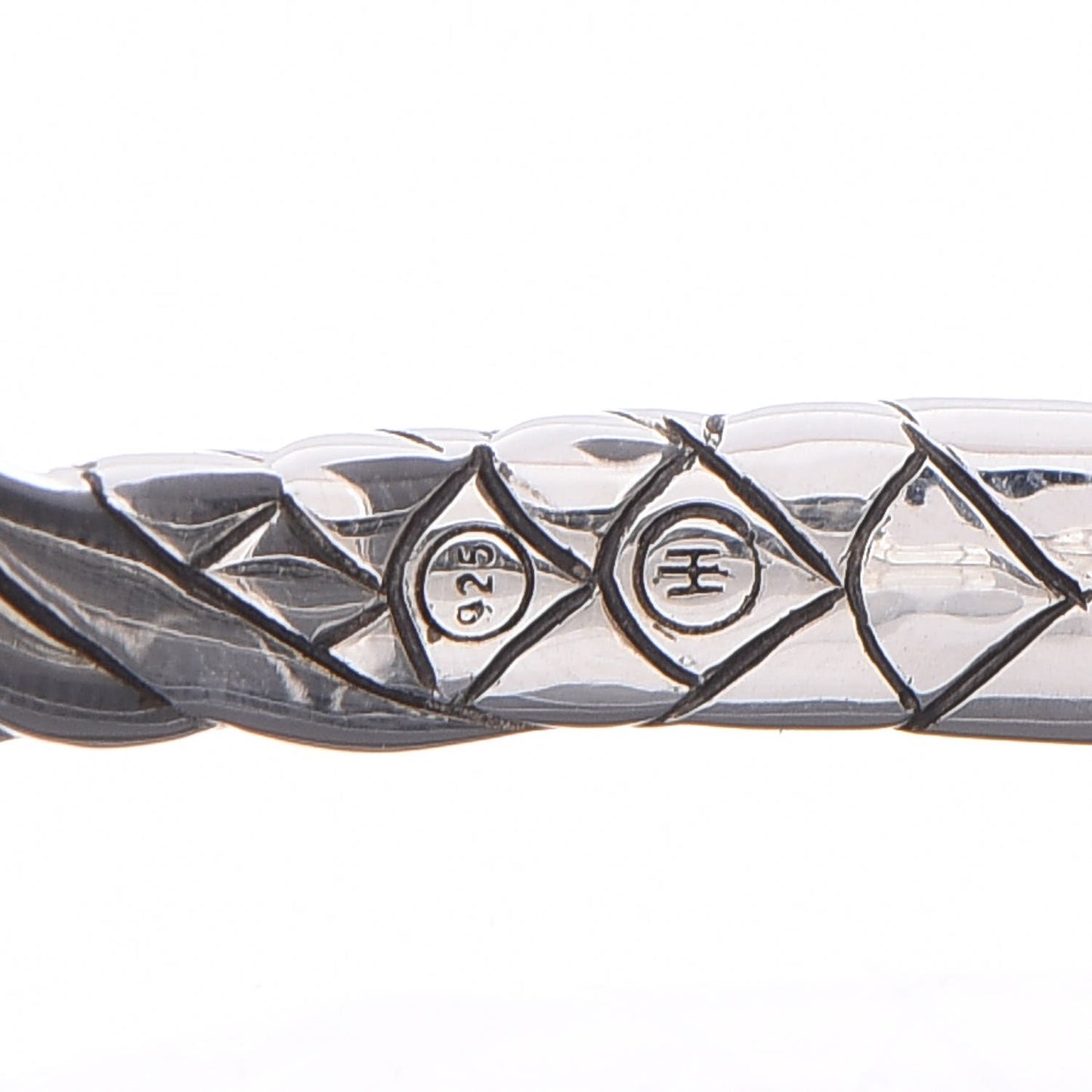 Sterling Silver Blue Sapphire Black Sapphire Naga Legends Bracelet