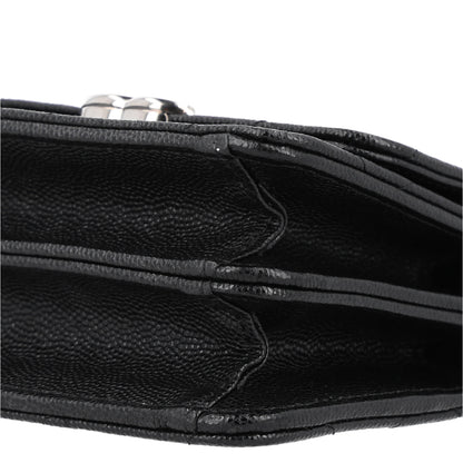 Chanel Caviar Quilted Pick Me Up Clutch With Chain Black 11 of 11