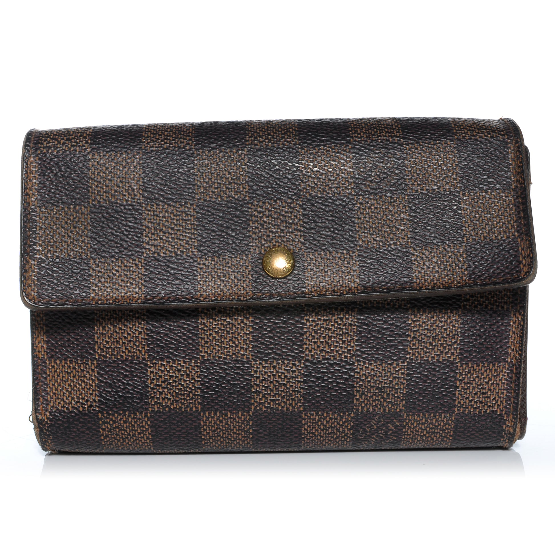 Louis Vuitton Damier Ebene Porte Tresor Etui Papier Wallet 1 of 9