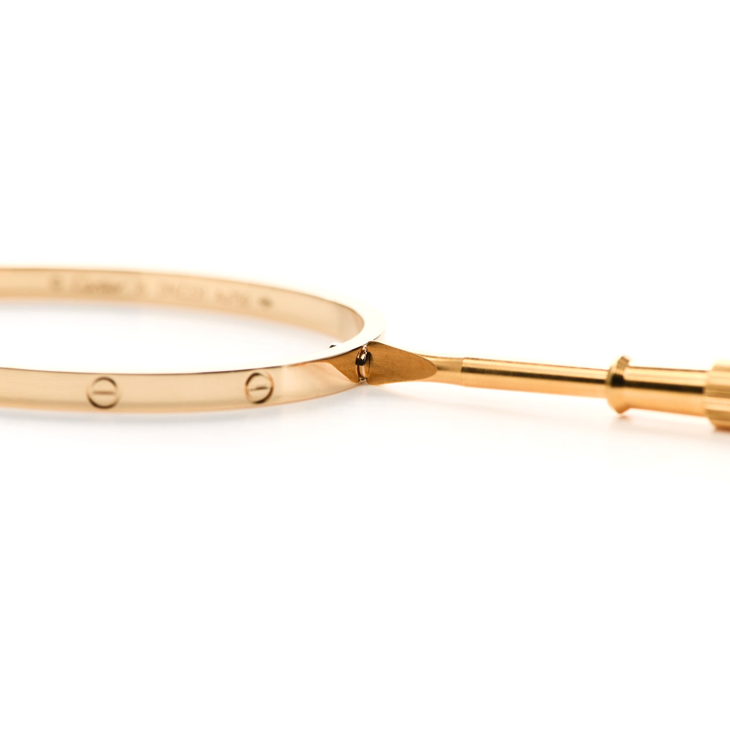18K Yellow Gold Small LOVE Bracelet 16
