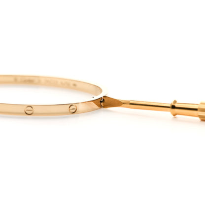 Cartier 18K Yellow Gold Small LOVE Bracelet 16 4 of 5