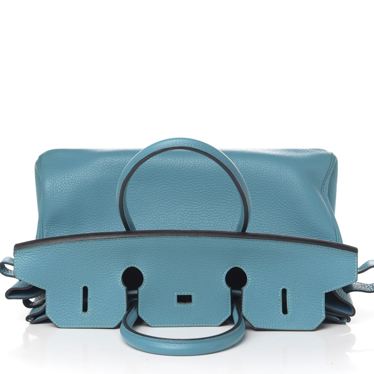 Taurillon Clemence Birkin 35 Turquoise