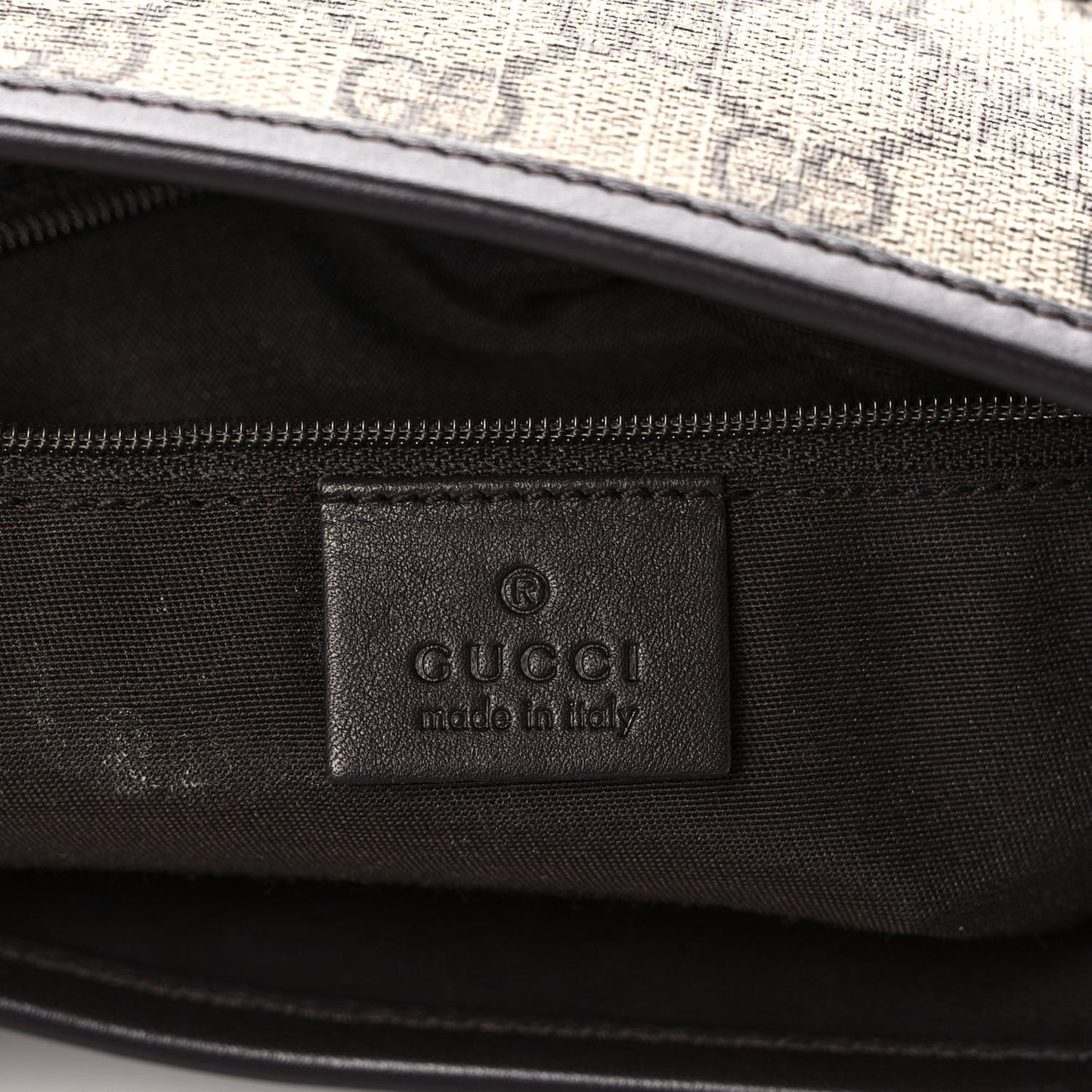 GG Supreme Monogram Medium Joy Tote Dark Brown