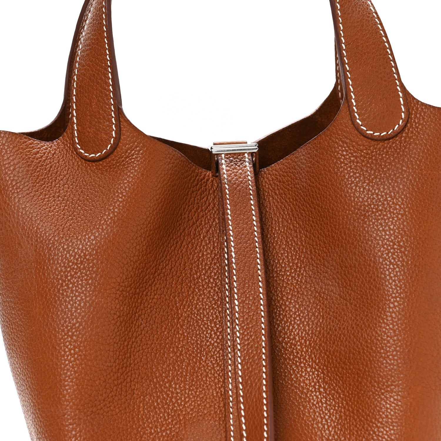 Hermes Barenia Faubourg Picotin Lock 18 PM Fauve 8 of 13