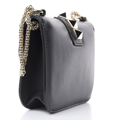 Valentino Garavani Vitello Small Glam Lock Rockstud Flap Black 13 of 13