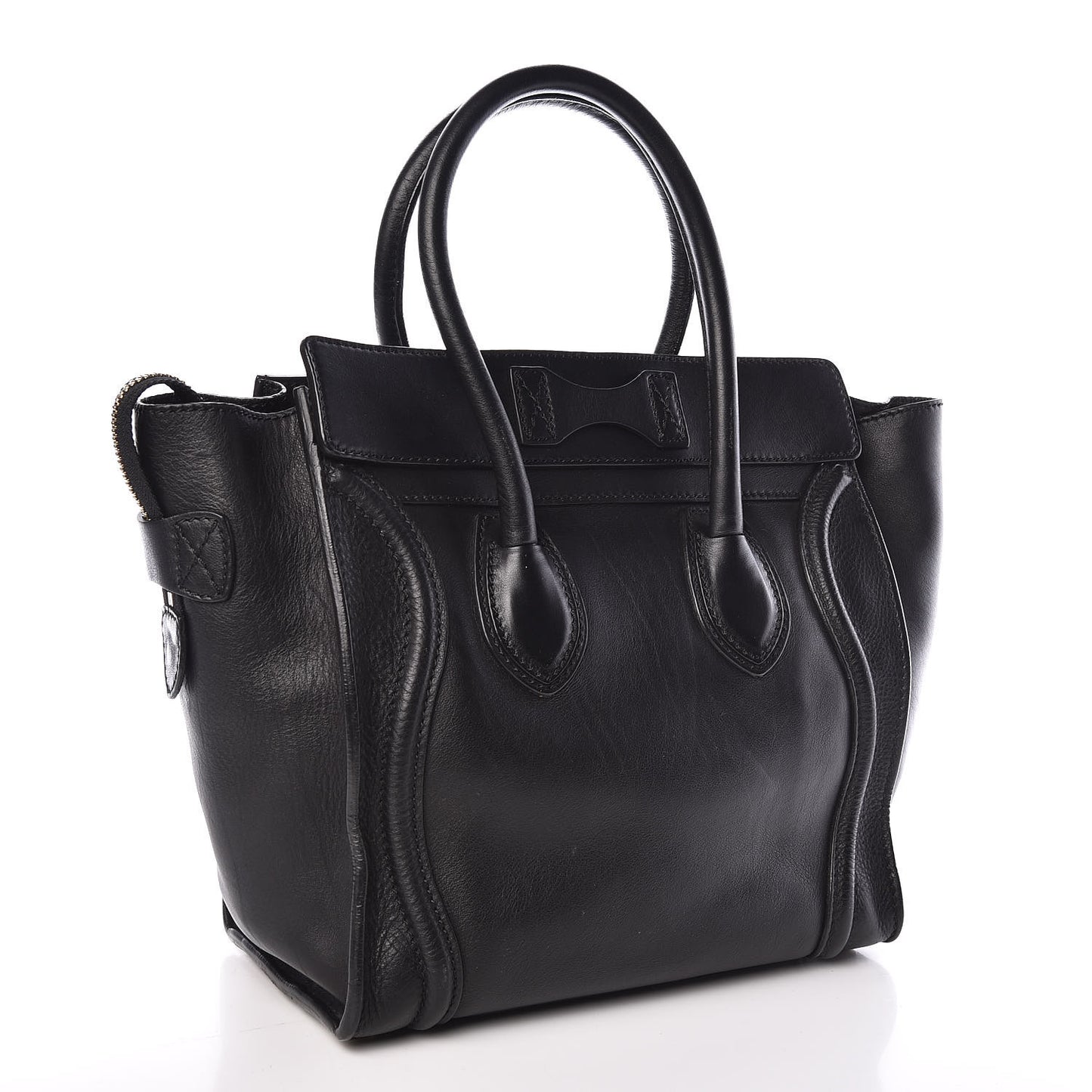 Calfskin Micro Luggage Black