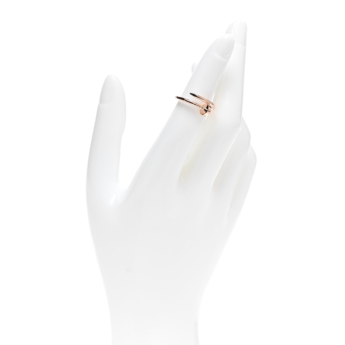 18K Pink Gold Small Juste Un Clou Ring 50 5.25