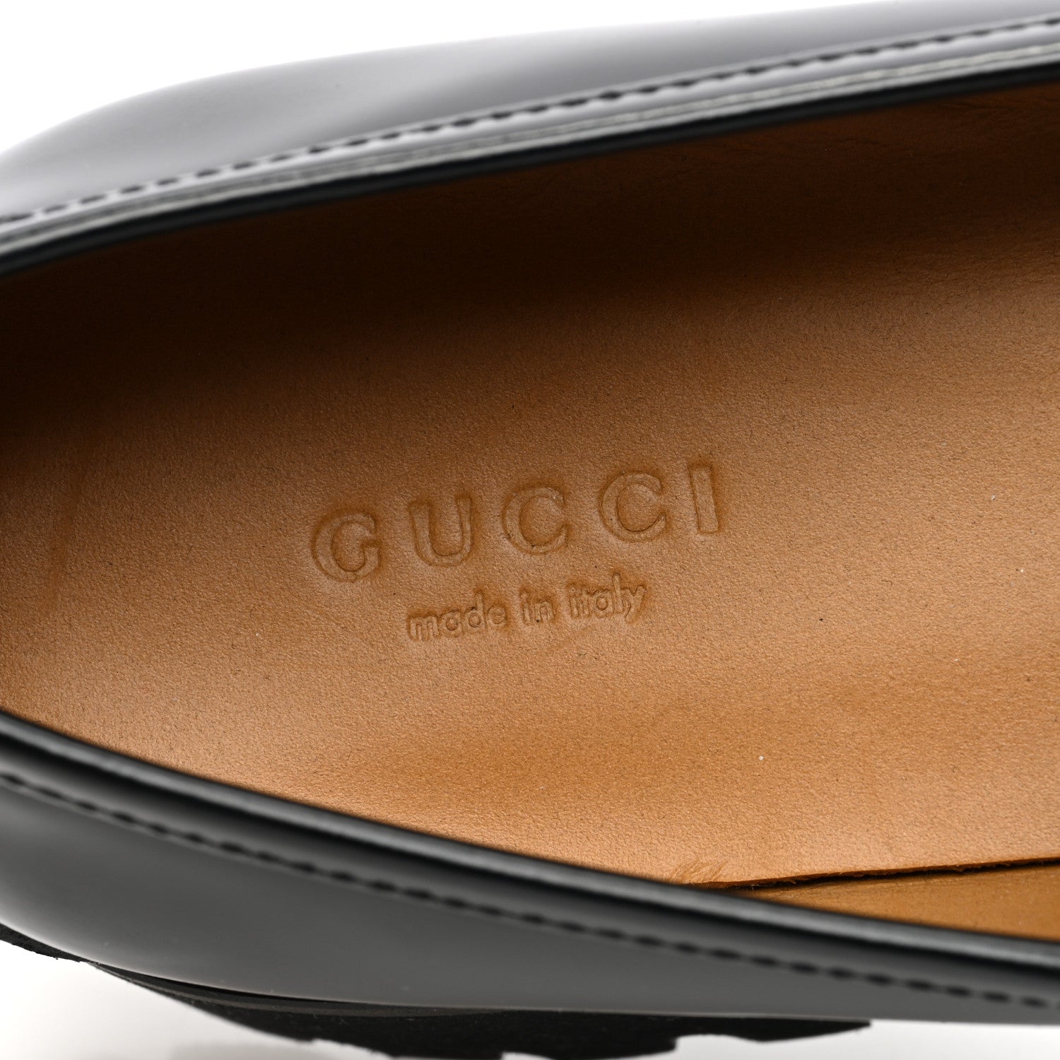 Gucci Cordovan Lux Womens Horsebit 45mm Platform Loafers 39 Black 7 of 8