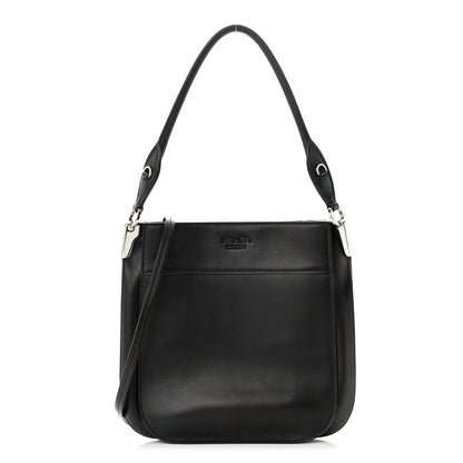 Prada City Calfskin Large Margit Bag Black 1 of 14