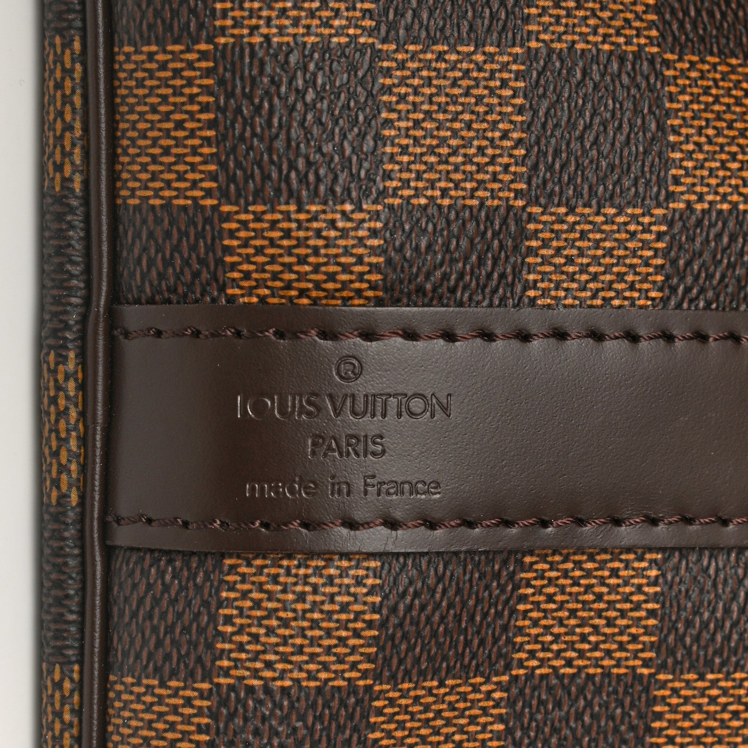 Louis Vuitton Damier Ebene Keepall Bandouliere 55 6 of 10