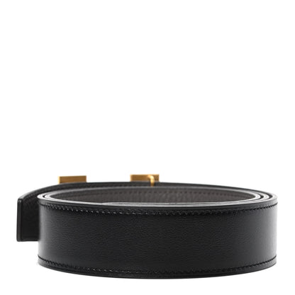 Hermes Box Togo 32mm H Belt 85 Black Etain 2 of 4