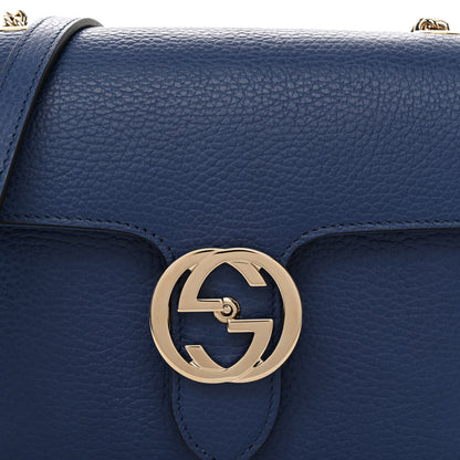 Gucci Dollar Calfskin Small Interlocking G Shoulder Bag Caspian 7 of 9