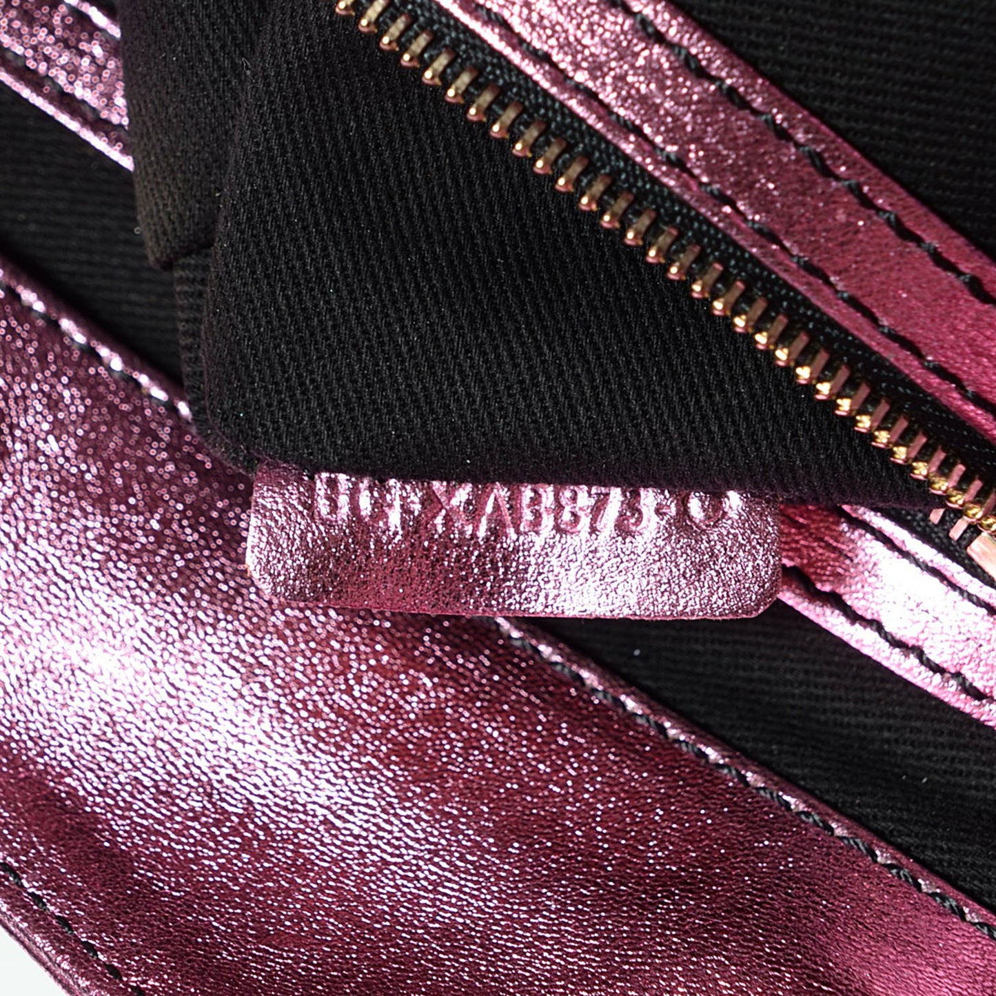 Metallic Nappa Nuage Bow Hobo Pink