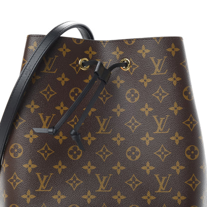 Louis Vuitton Monogram Neonoe MM Black 8 of 14