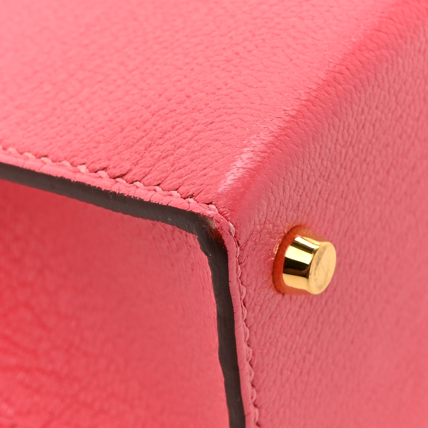 Hermes Chevre Mysore Mini Kelly Sellier 20 Rose Lipstick 13 of 17