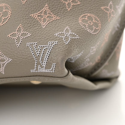 Louis Vuitton Reverse Mahina Carmel Hobo Gray 10 of 11