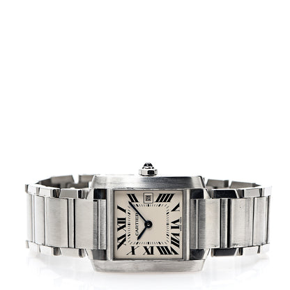 Cartier Stainless Steel 25mm Tank Francaise Quartz Watch 2 of 6