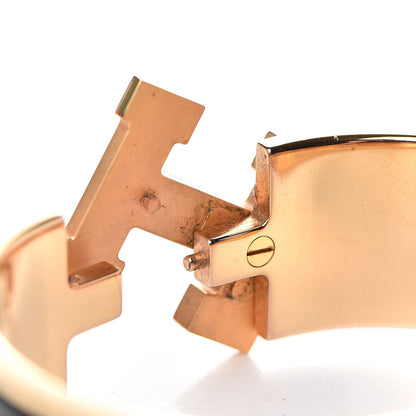 Hermes Enamel Wide Clic Clac H Bracelet PM Black 6 of 7
