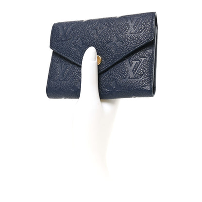 Louis Vuitton Empreinte Victorine Wallet Navy 2 of 6
