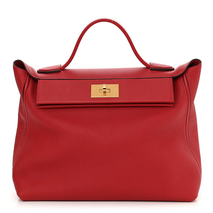 Hermes Togo Swift 24/24 35 Rouge Piment Rouge Vif 1 of 9