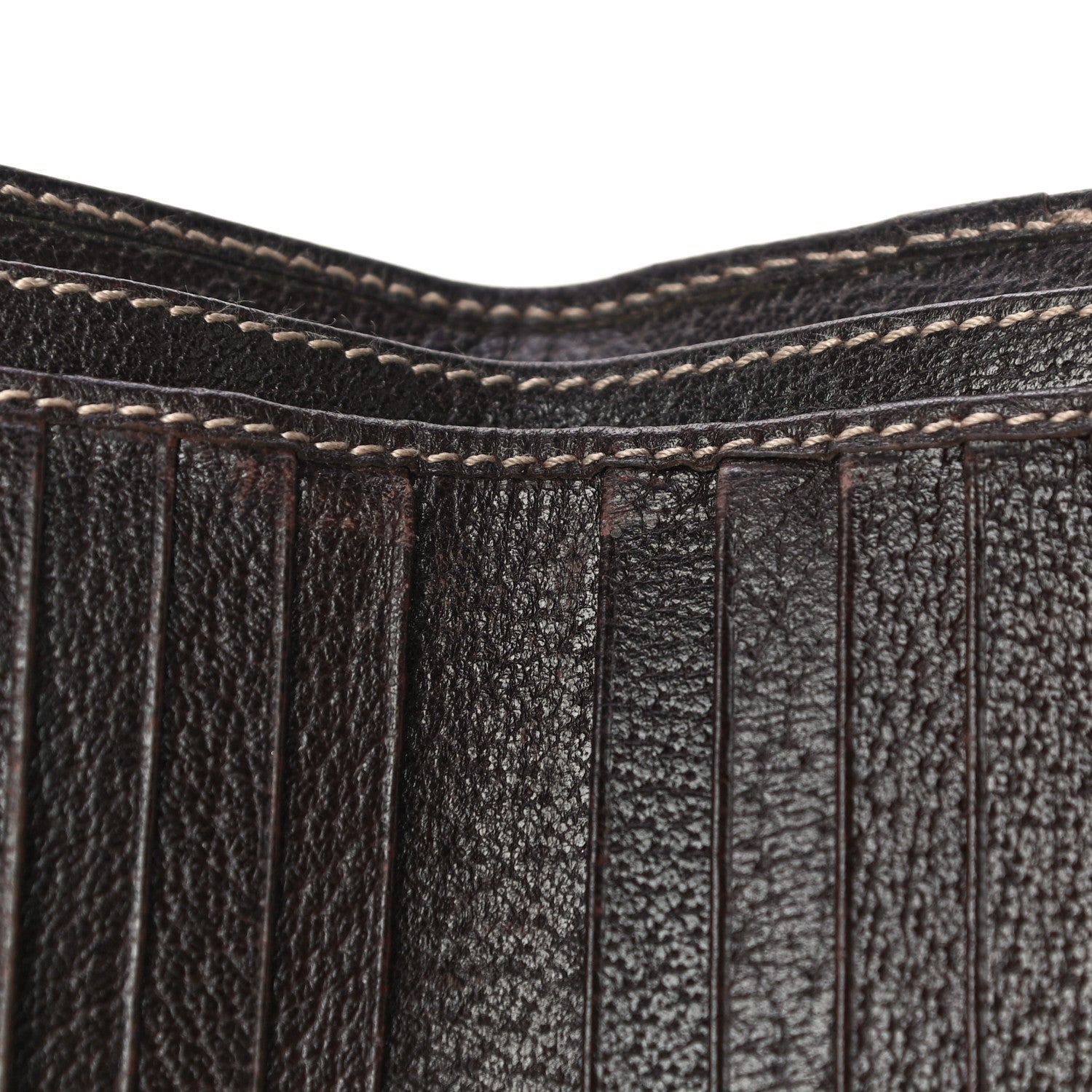 Gucci Horsebit Canvas Buckle Compact Wallet Brown 17 of 19