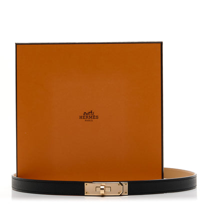 Hermes Epsom Kelly Belt Black 7 of 8